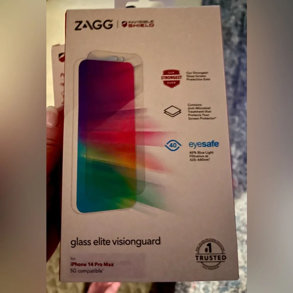 UNOPENED ZAGG glass elite privacy iPhone 14 Pro Max privacy screen protector